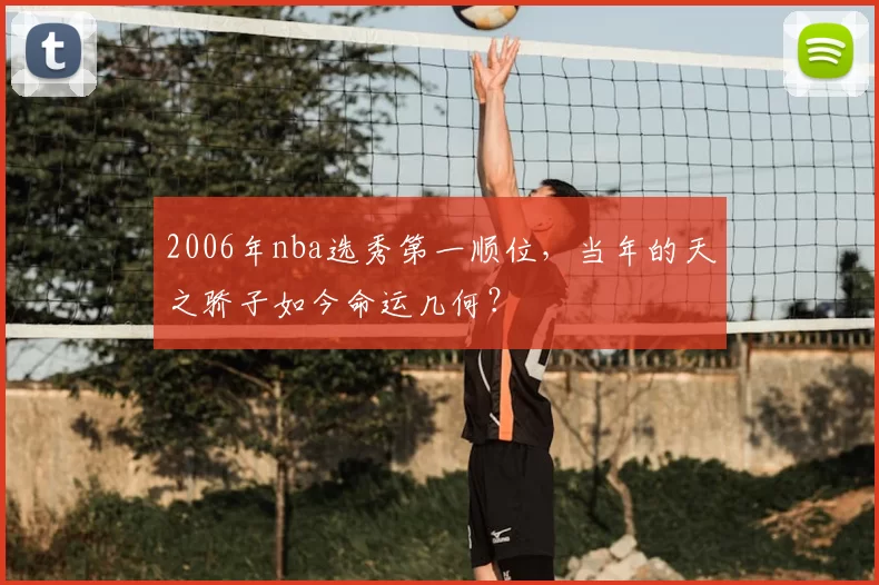 2006年nba选秀第一顺位，当年的天之骄子如今命运几何？