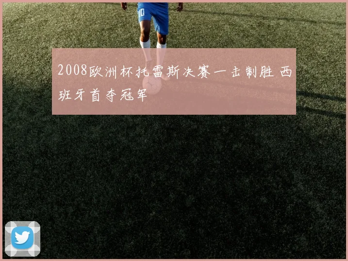 2008欧洲杯托雷斯决赛一击制胜 西班牙首夺冠军
